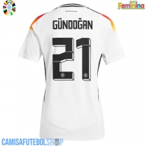Camisa de time de futebol Alemanha Ilkay Gundogan #21 Replicas 1º Equipamento Feminina Europeu 2024 Manga Curta